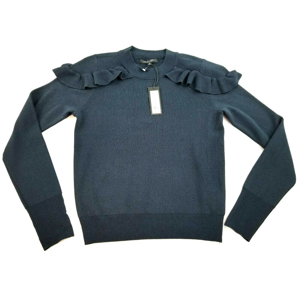 Romeo + Juliet Couture women sweater RJT45555 navy blue S MSRP $108